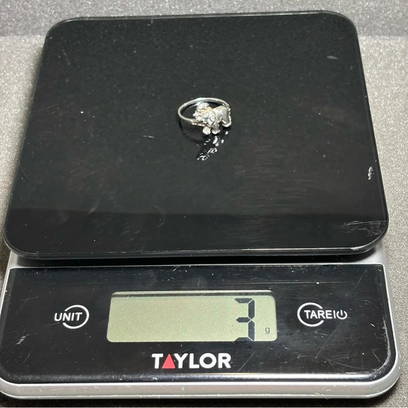 Sterling Silver 925 Elephant Statement Women’s Ring Size 9.5 - Picture 10 of 10